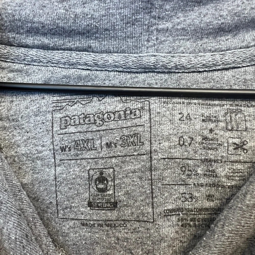 Patagonia Gray Logo Hoodie - Picture 3 of 3